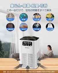 ウィンデレ 空気清浄機 38畳用 PM2.5検知アロマ機能付き
