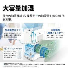 シャープ プラズマクラスター加湿空気清浄機 KI-PX100-W